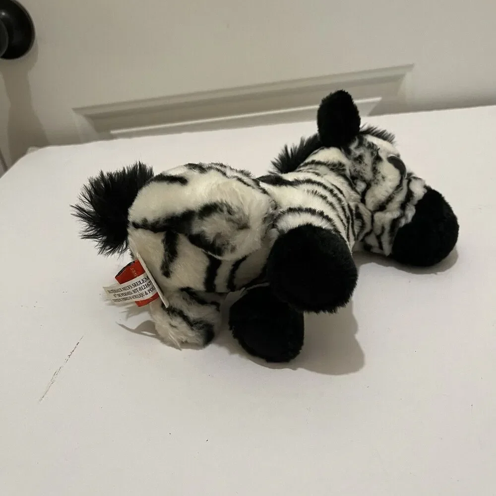 Adventure Planet Zebra Plush Stuffed Animal Sitting Seated 8